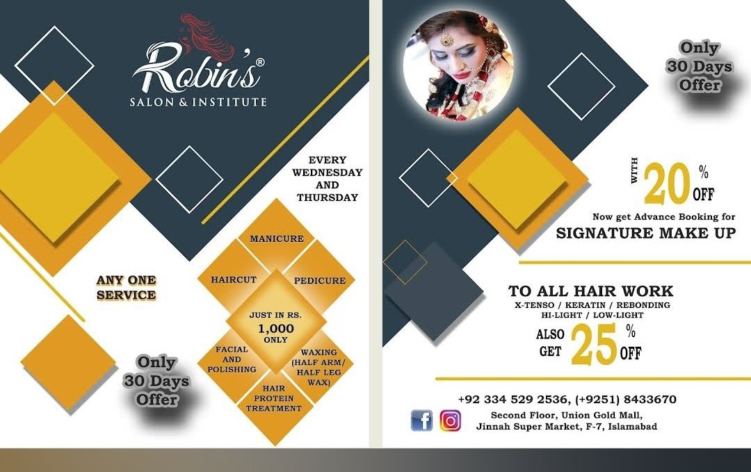 Robins Salon and Institute for Ladies and  Gents