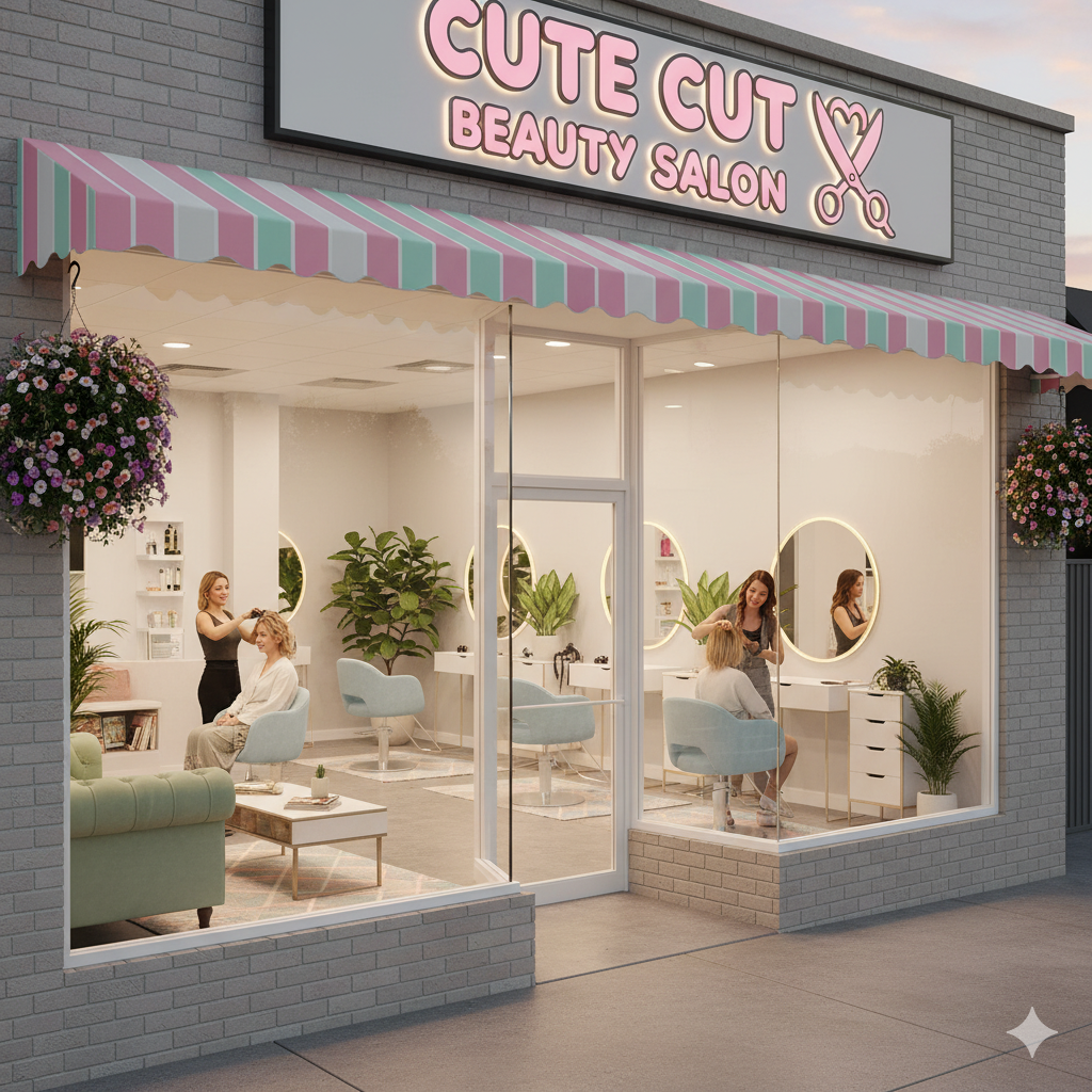 cute cut beauty salon