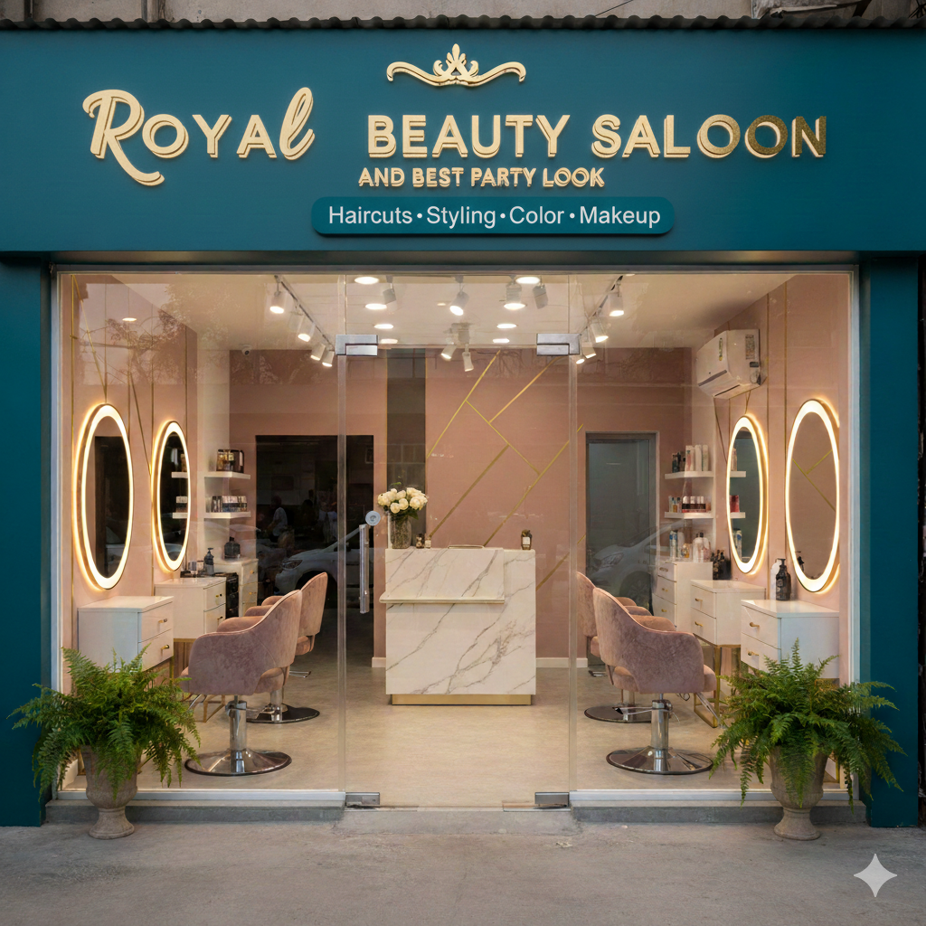 Royal Beauty Saloon and  Best Party Look