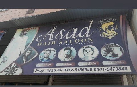 Asad Hair Saloon  Beauty porlar Service In Haroonabad