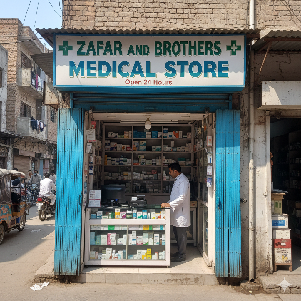 Zafar and Brothers Medical Store Mian Mohammad Rd