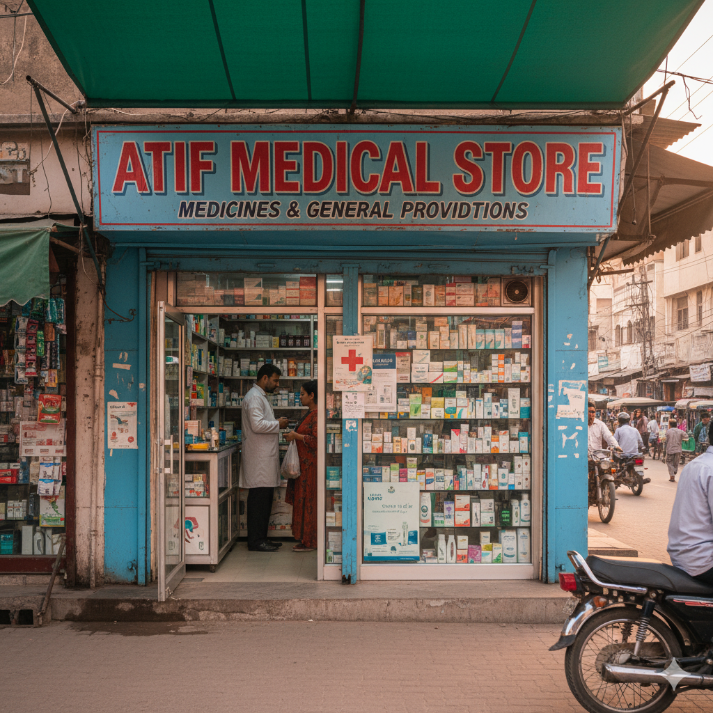 Atif Medical Store Allama Iqbal Road