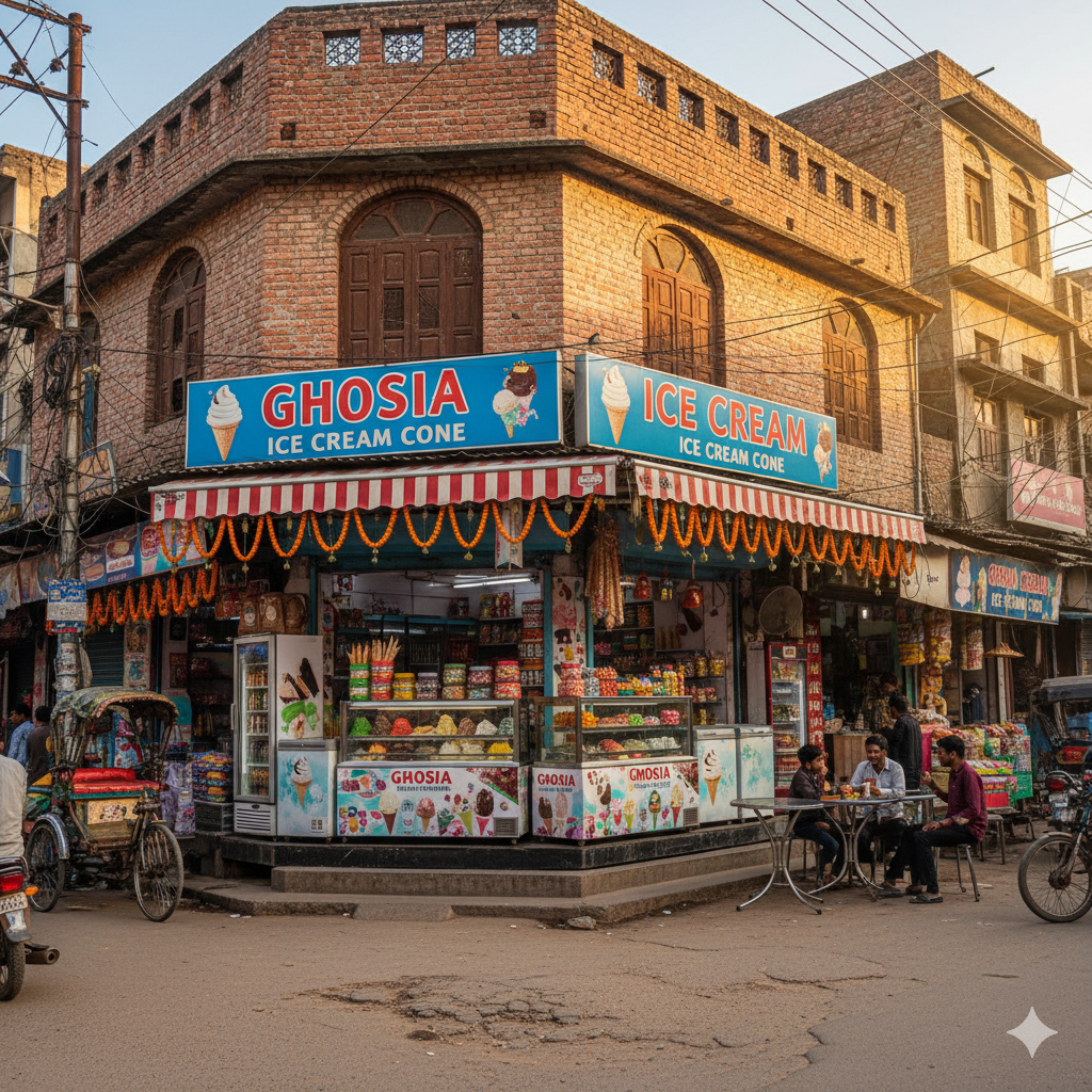 GHOSIA ICE CREAM cone